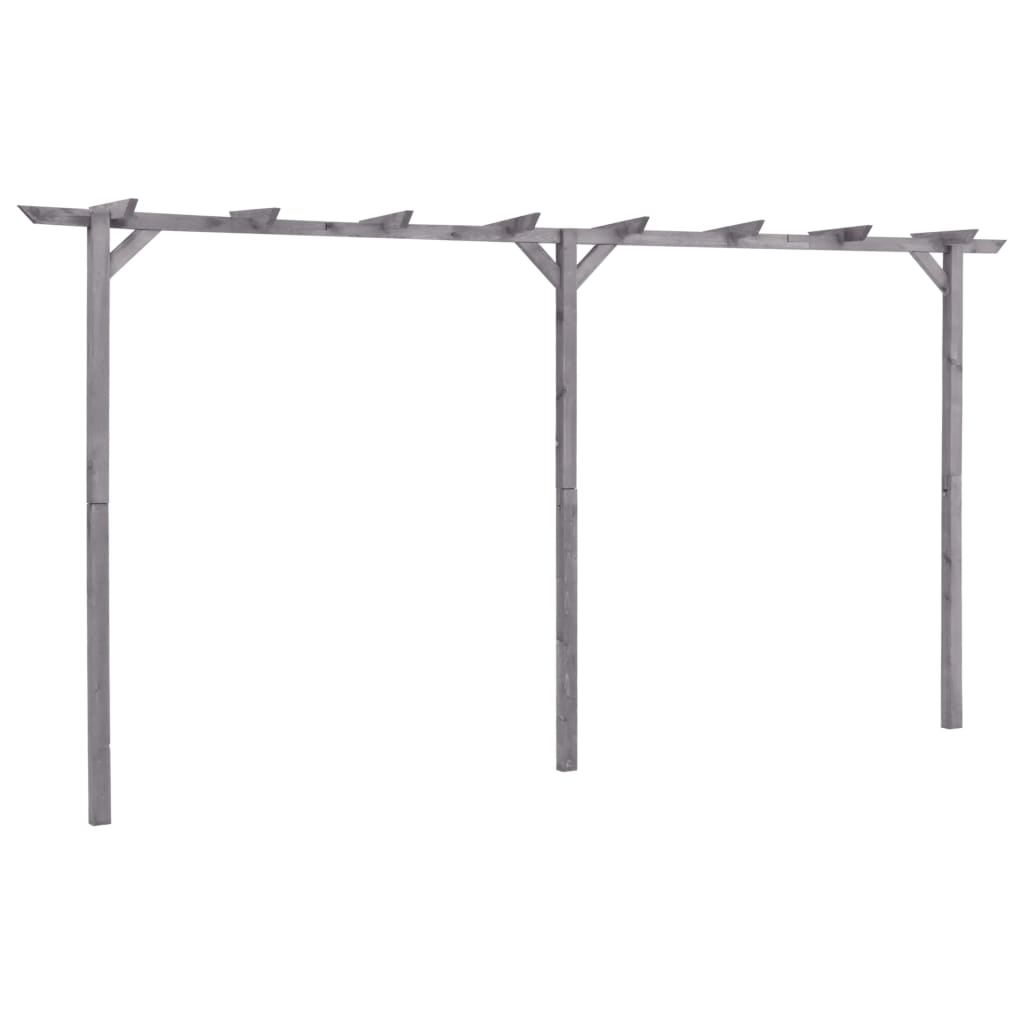 Vetonek Pérgola de jardín de madera de pino impregnada 400x40x205 cm