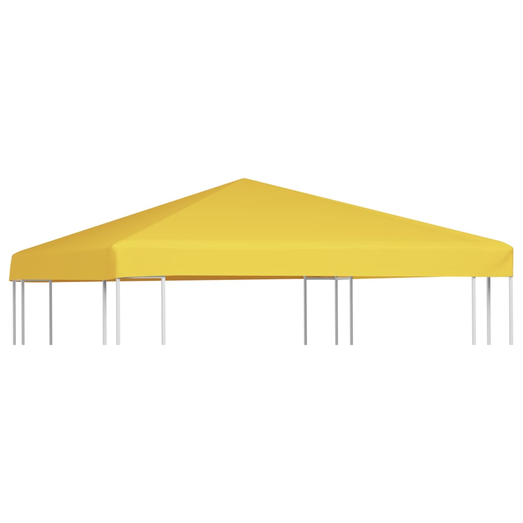 Cenador toldo 270 g/m² 3x3 m amarelo