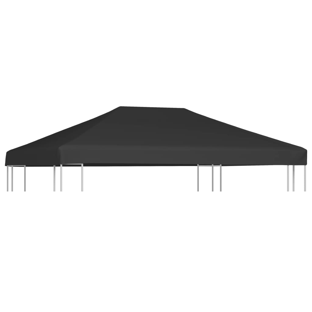 Cenador toldo 270 g/m² 4x3 m preto