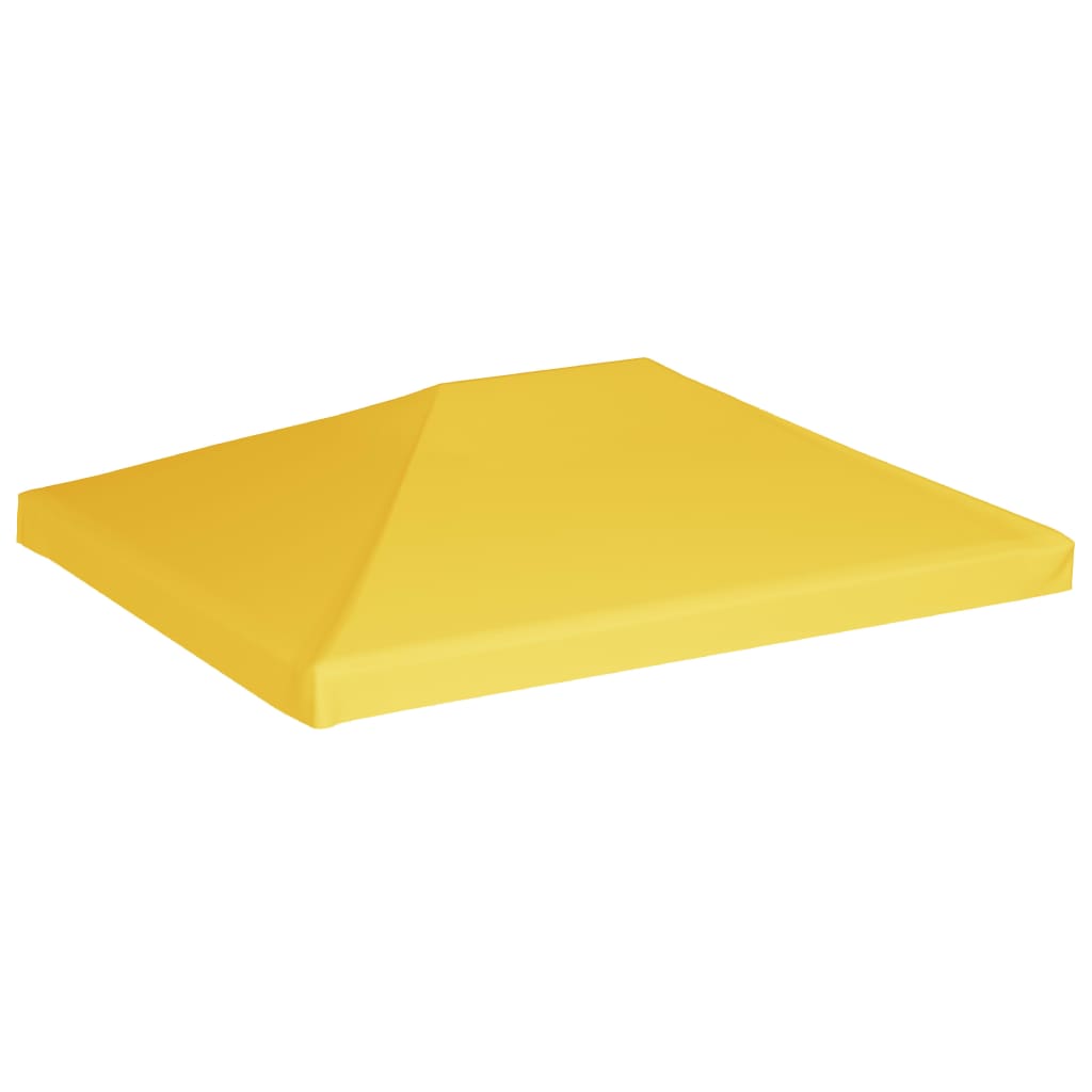 Cenador toldo 270 g/m² 4x3 m amarelo