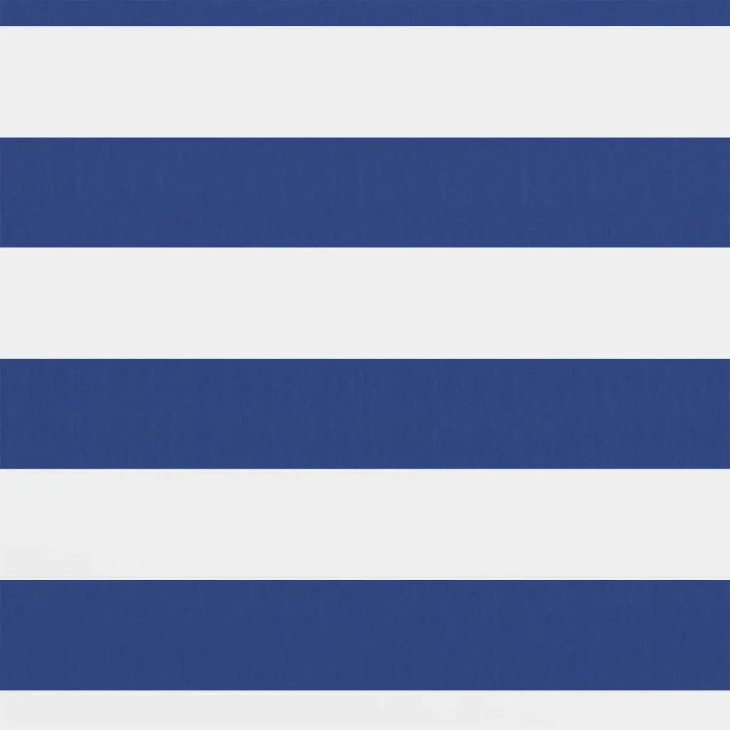 Toldo para balcón tela oxford blanco y azul 90x300 cm v7293 Vetonek