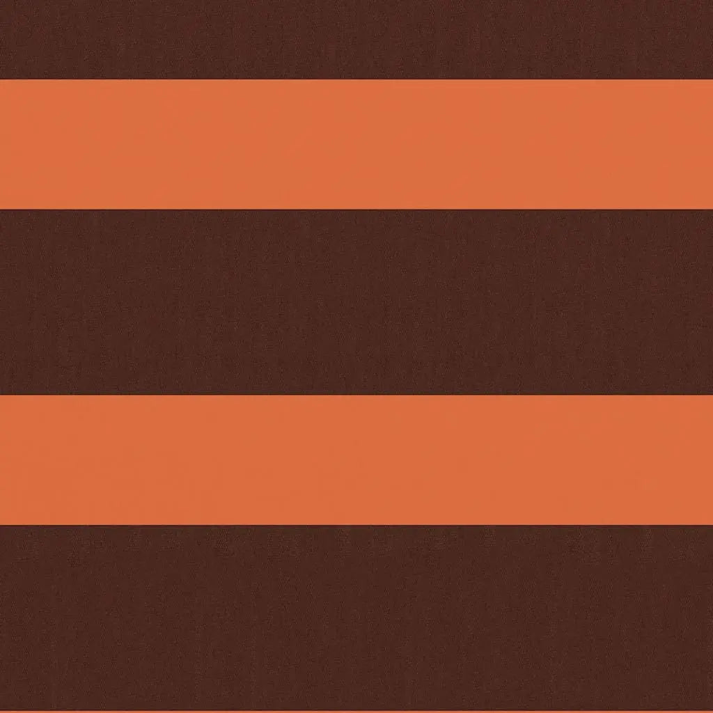 Toldo para balcón tela oxford naranja y marrón 90x300 cm v7415 Vetonek