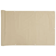 Toldo para balcón tela oxford beige 90x300 cm v7538 Vetonek