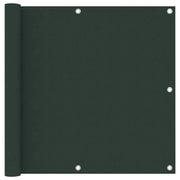 Toldo para balcón tela oxford verde oscuro 90x300 cm v8016 Vetonek