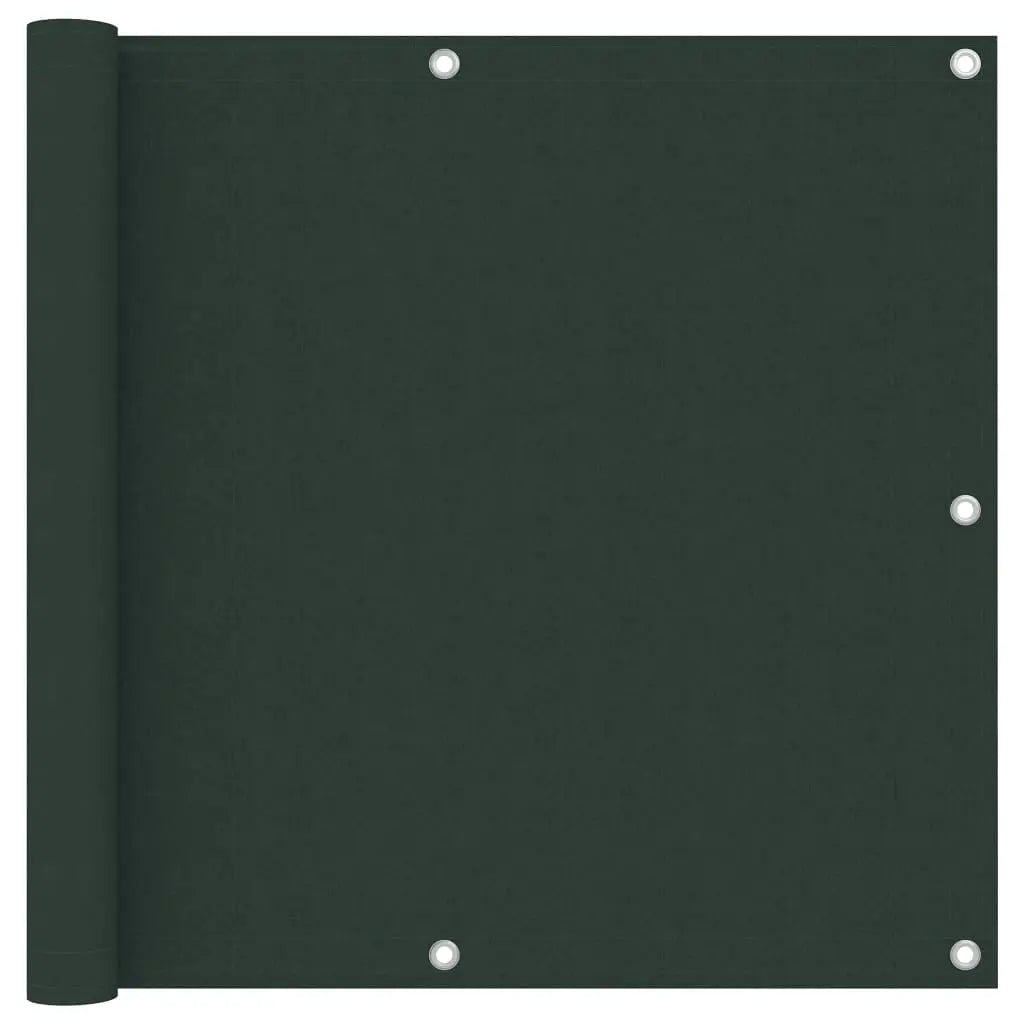 Toldo para balcón tela oxford verde oscuro 90x300 cm v8016 Vetonek