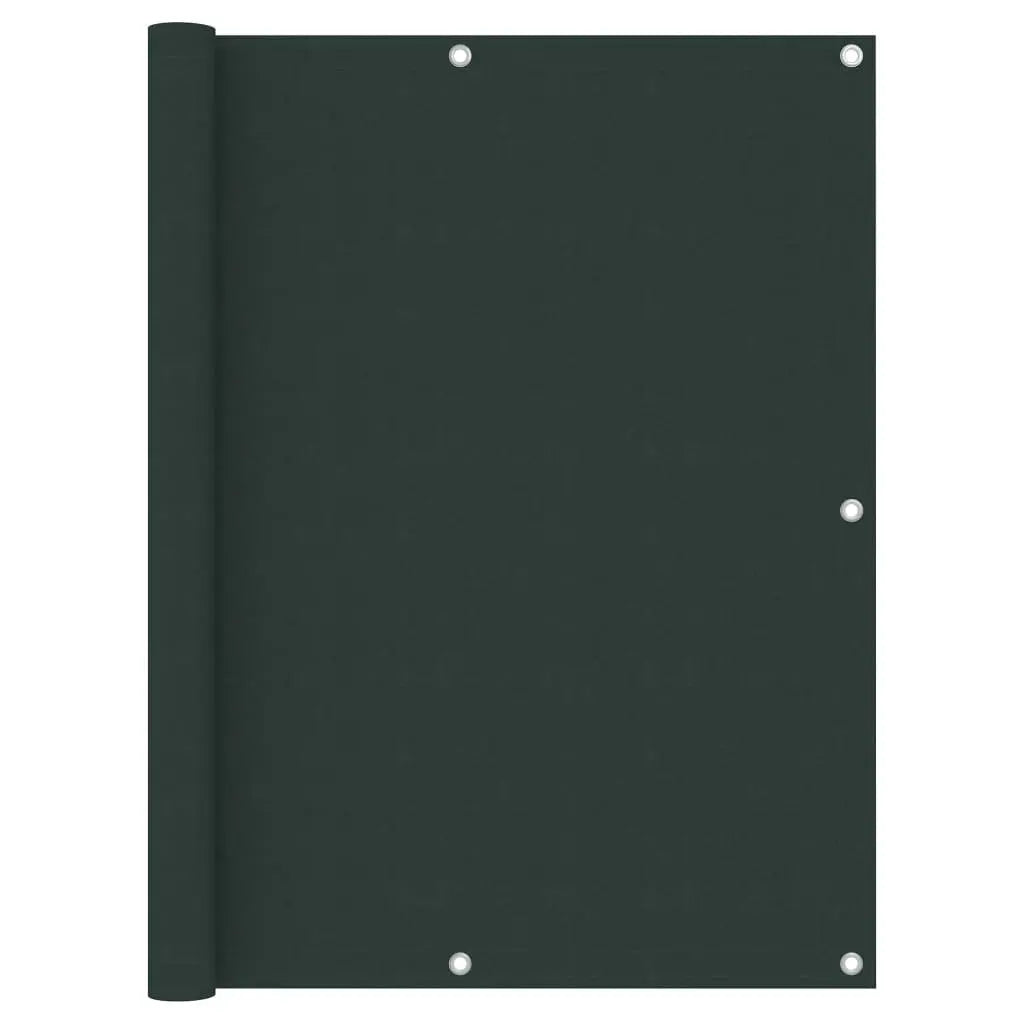 Vetonek Toldo para balcón tela oxford verde oscuro 120x500 cm