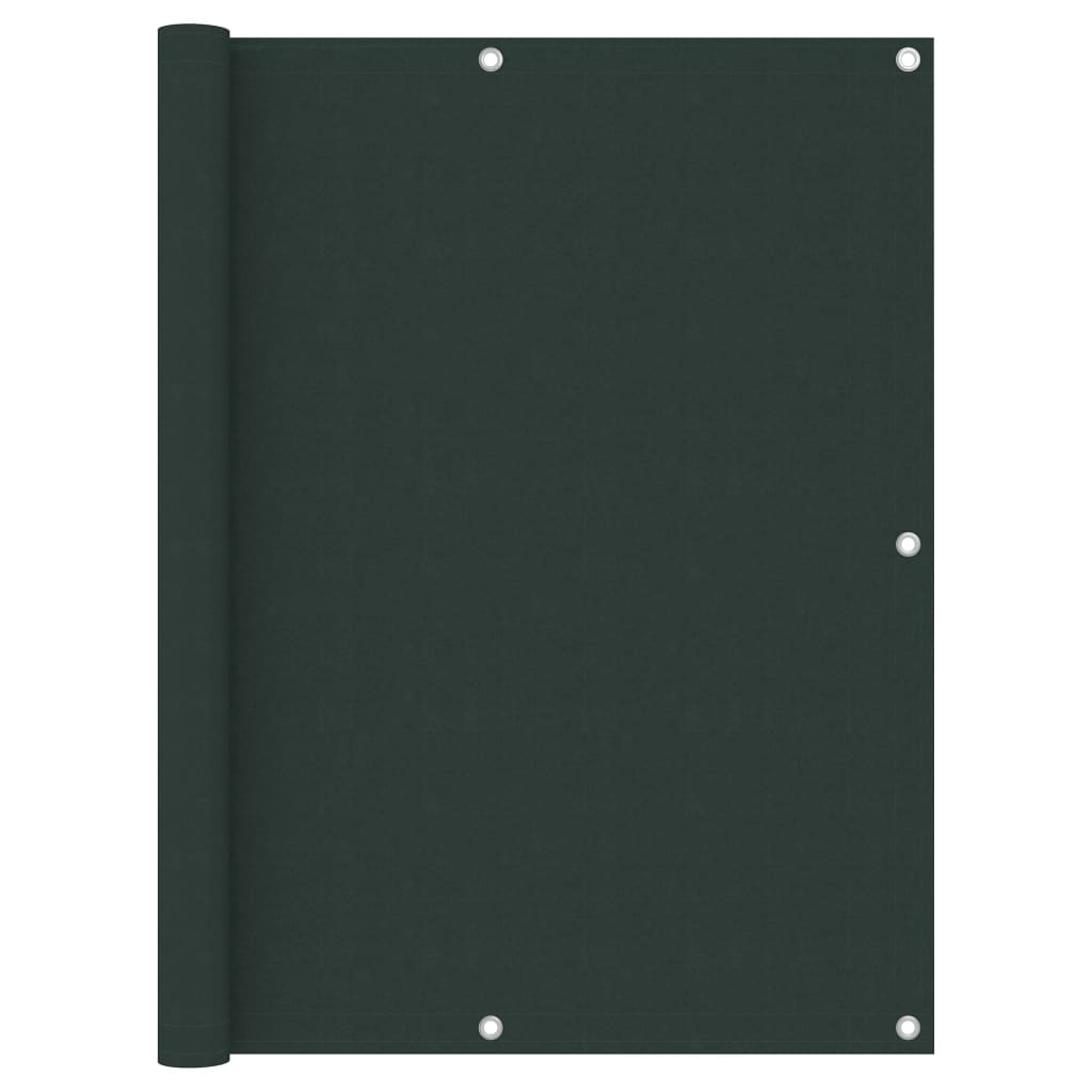 Vetonek Toldo para balcón tela oxford verde oscuro 120x600 cm