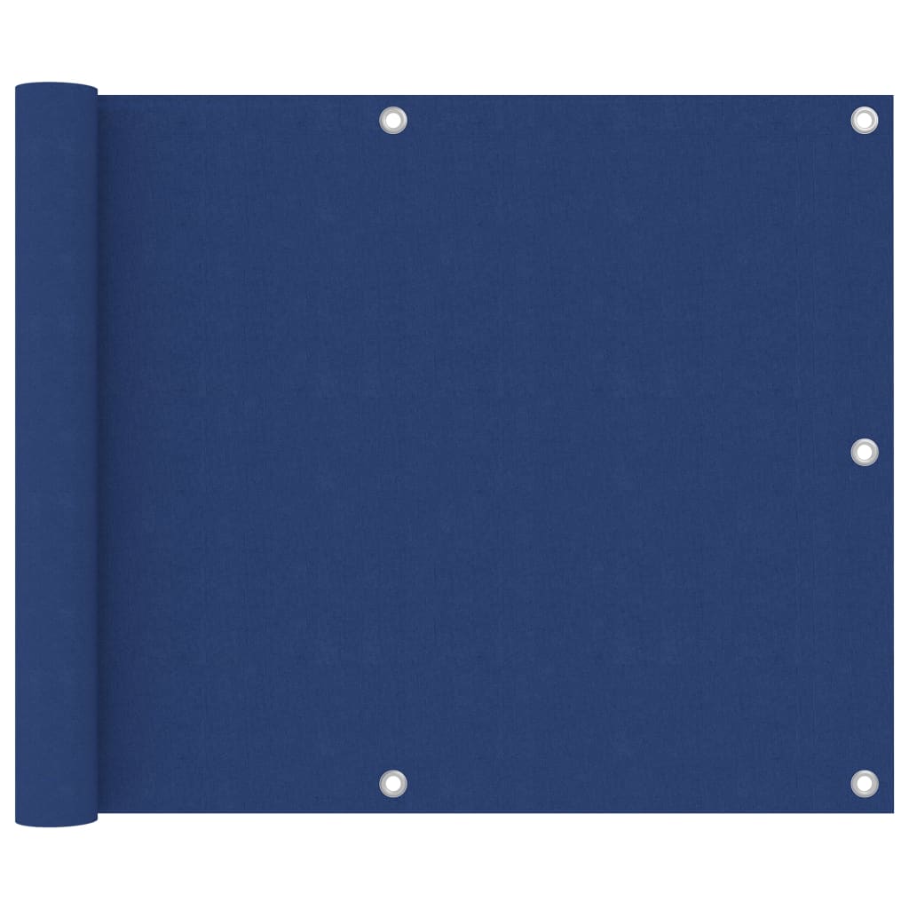 Vetonek Toldo para balcón de tela oxford azul 75x600 cm