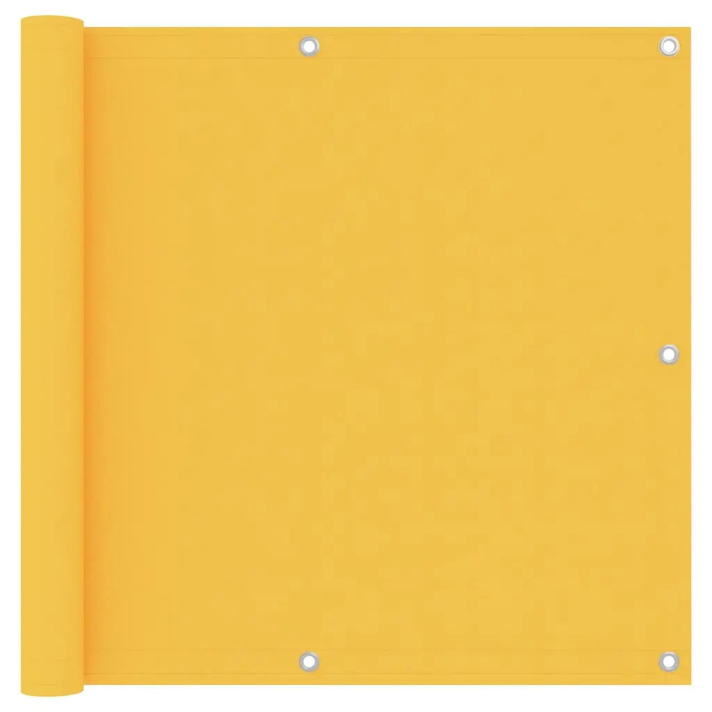Toldo para balcón tela oxford amarillo 90x300 cm v8252 Vetonek