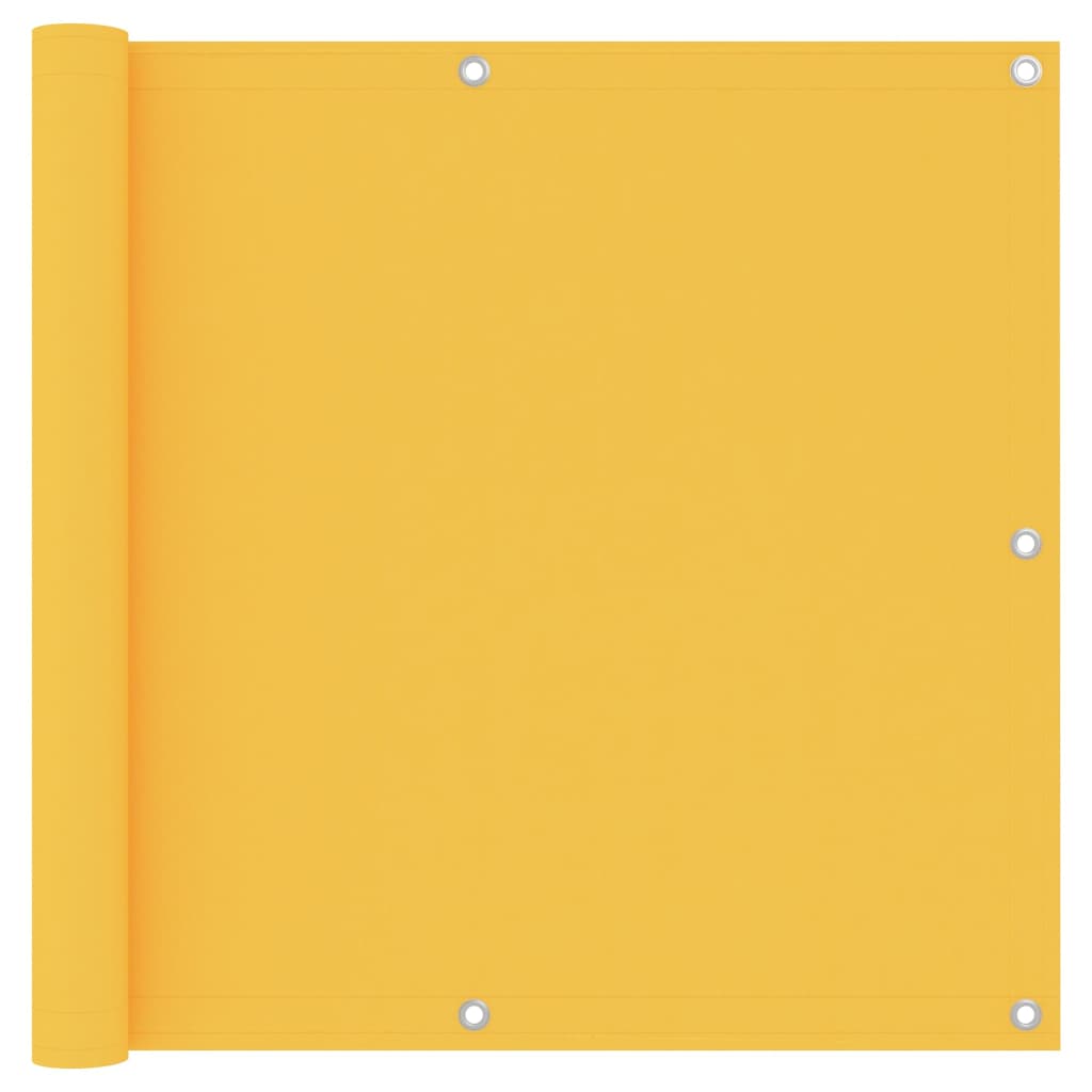 Vetonek Toldo para balcón tela oxford amarillo 90x600 cm