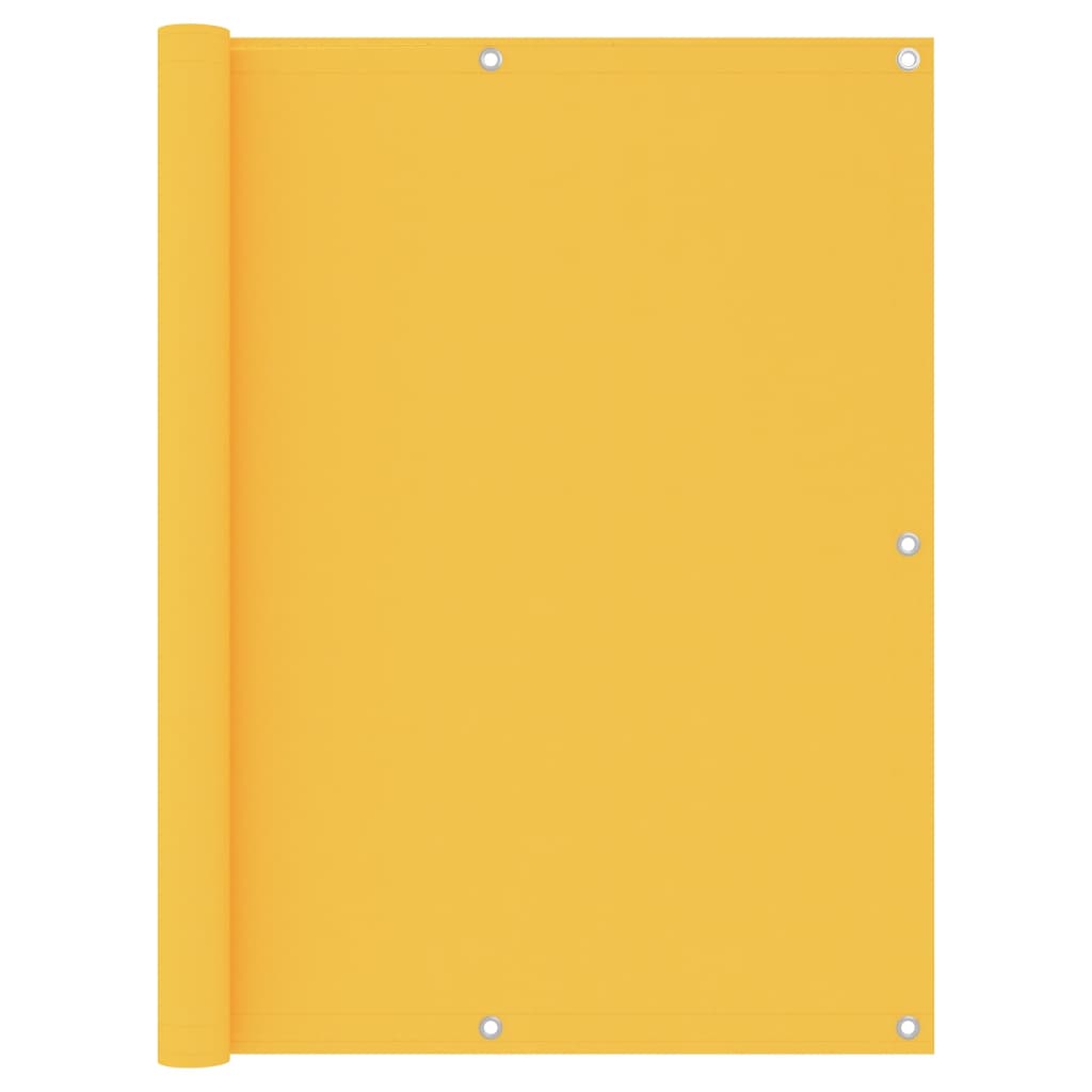 Vetonek Toldo para balcón tela oxford amarillo 120x400 cm