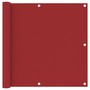 Toldo para balcón tela oxford rojo 90x300 cm v8375 Vetonek
