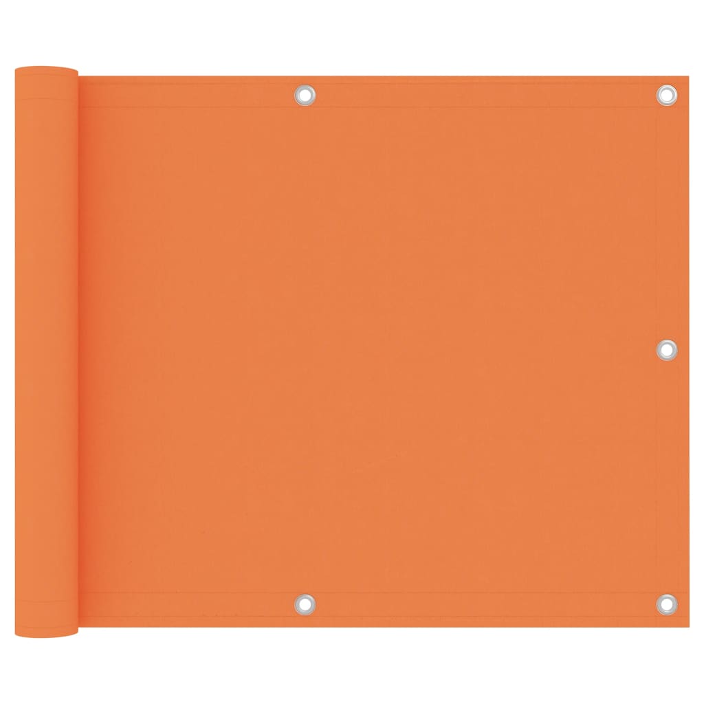 Vetonek Toldo para balcón tela oxford naranja 75x500 cm