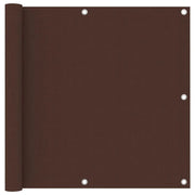 Toldo para balcón tela oxford marrón 90x300 cm v8733 Vetonek