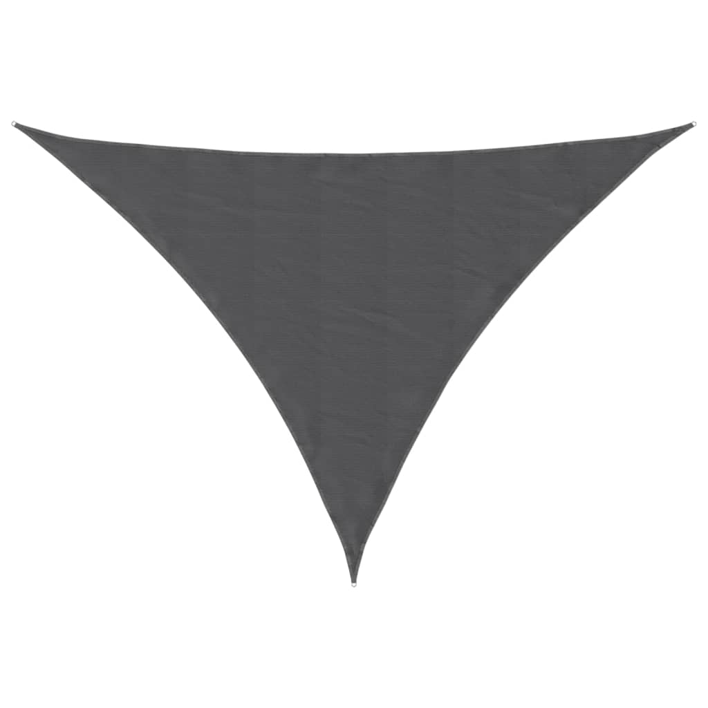 Vetonek Toldo vela triangular tela Oxford gris antracita 2,5x2,5x3,5 m