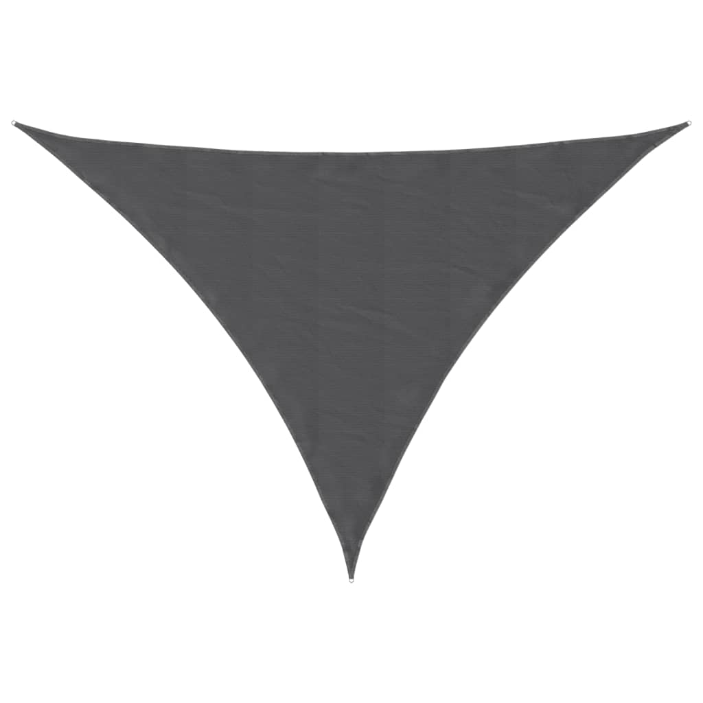 Vetonek Toldo de vela triangular tela Oxford gris antracita 3x4x4 m