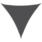 Toldo vela triangular tela oxford gris antracita 4,5x4,5x4,5 m v9242 - Vetonek