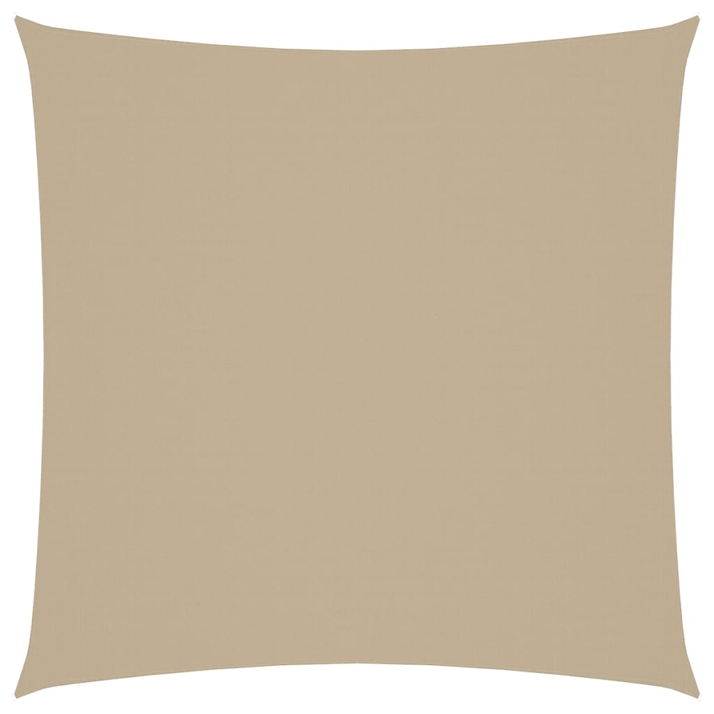 Vetonek Toldo de vela cuadrado tela Oxford beige 7x7 m