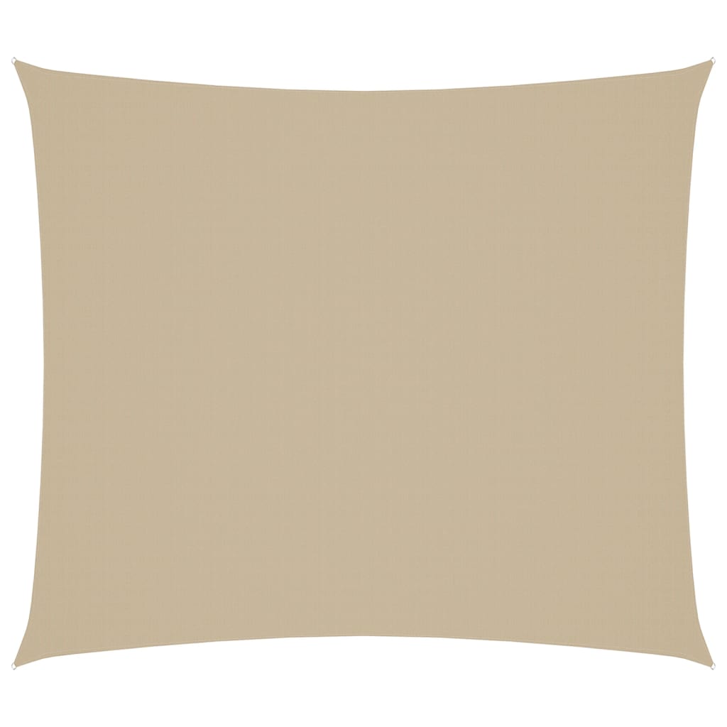 Vetonek Toldo de vela rectangular tela Oxford beige 2x2,5 m