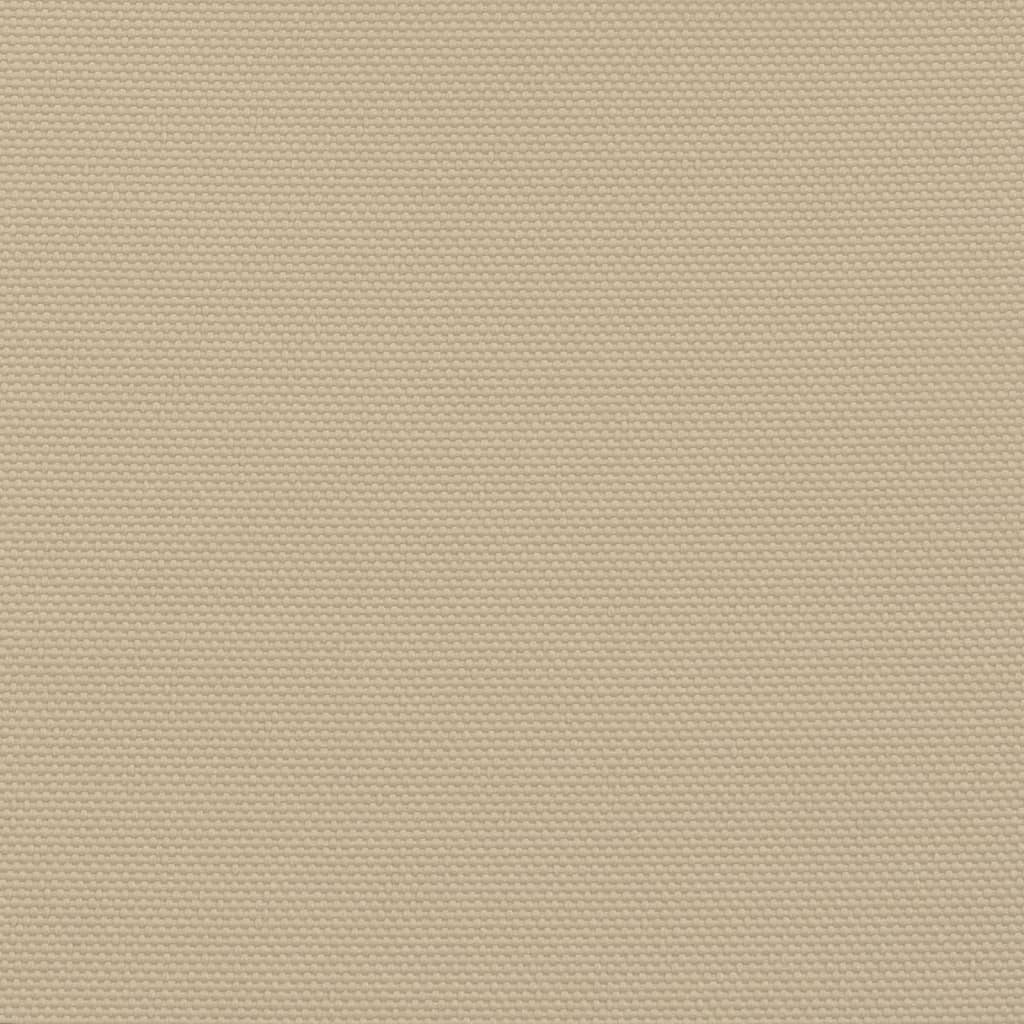 Toldo de vela triangular tela Oxford beige 4x4x4 m vidaXL