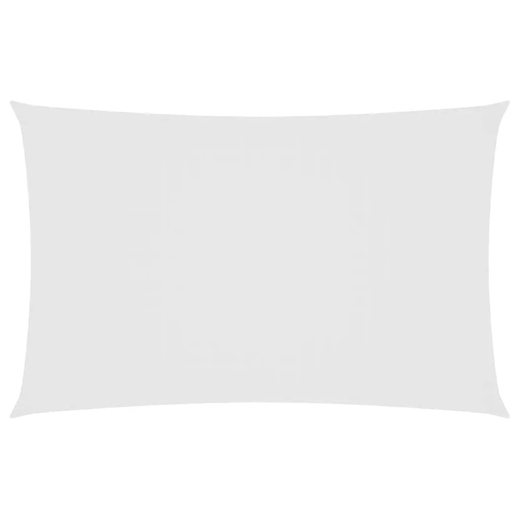 Toldo de vela rectangular tela oxford blanco 6x8 m v0798 Vetonek