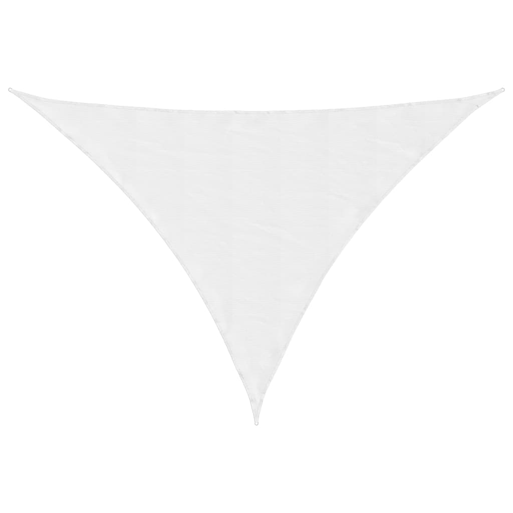 Toldo de vela triangular tela Oxford blanco 4x4x5,8 m vidaXL