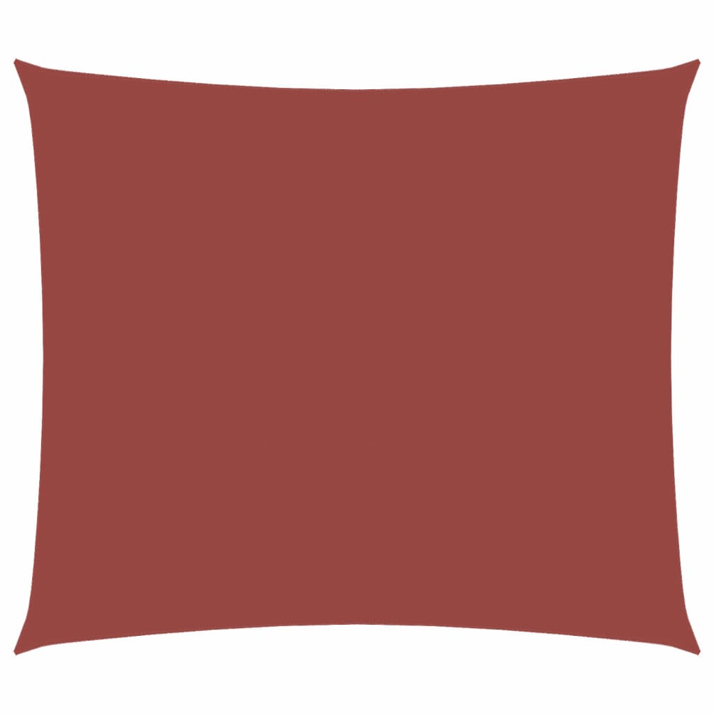 Toldo de vela retangular tecido Oxford terracota 2,5x3 m V1160 Vetonek