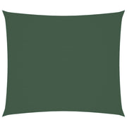 Toldo de vela retangular tecido Oxford verde escuro 2x2,5 m V2204 Vetonek