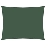 Toldo de vela retangular tecido Oxford verde escuro 2x3,5 m V2228 Vetonek