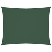 Toldo de vela retangular tecido Oxford verde escuro 6x7 m V2433 Vetonek