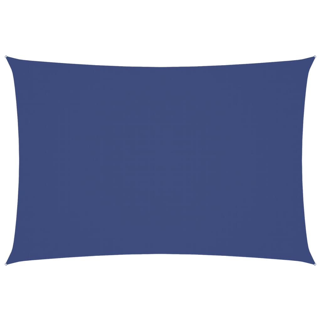 Toldo de vela retangular tecido Oxford azul 2,5x4,5 m V2846 Vetonek