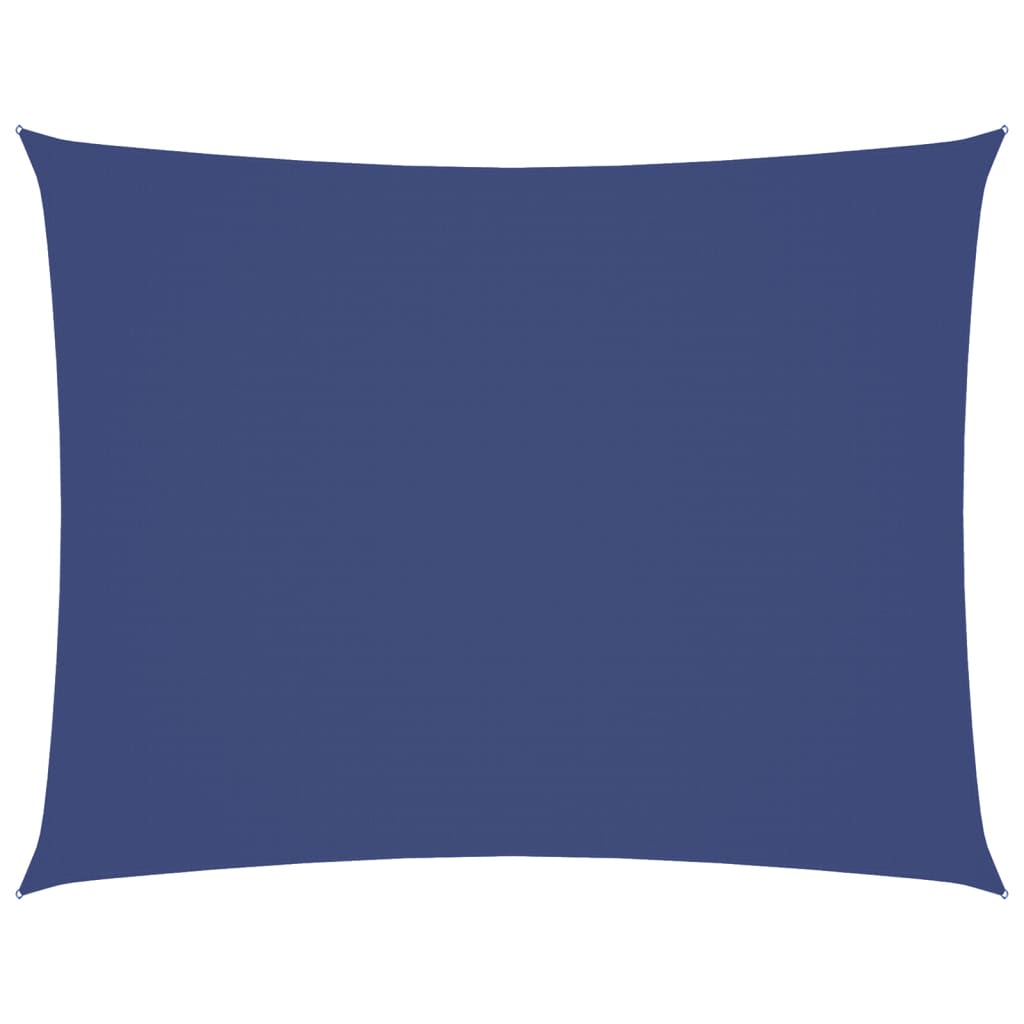 Toldo de vela retangular tecido Oxford azul 4x5 m V2921 Vetonek