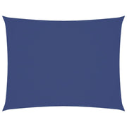 Toldo de vela rectangular de tela oxford azul 5x6 m V2952 Vetonek