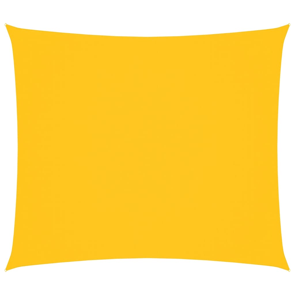 Toldo de vela retangular tecido oxford amarelo 2x2,5 m V3300 Vetonek