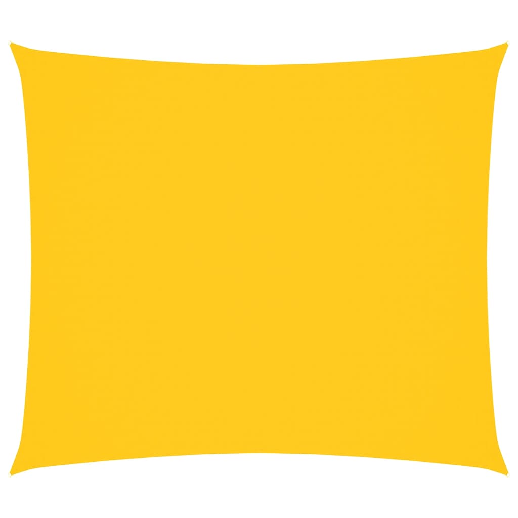 Toldo de vela rectangular tela Oxford amarillo 2,5x3 m V3362 Vetonek