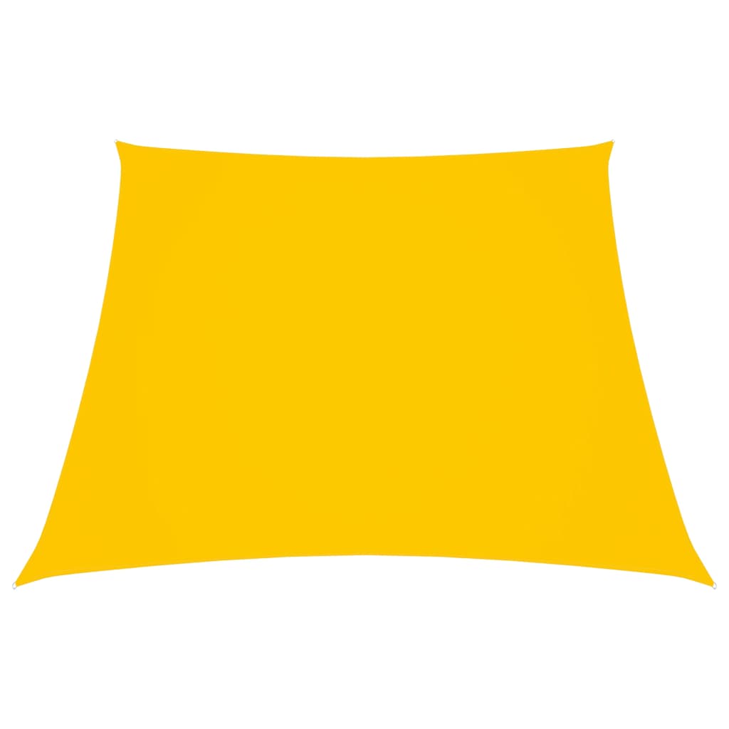 Vetonek Toldo de vela tela oxford trapecio amarillo 2/4x3 m