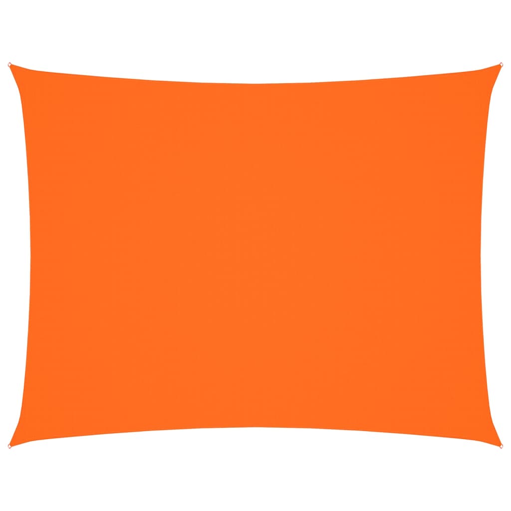 Toldo de vela retangular tecido Oxford laranja 3x4 m V4512 Vetonek