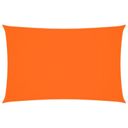 Toldo de vela retangular tecido Oxford laranja 4x7 m V4598 Vetonek