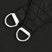 Toldo de vela rectangular tela Oxford negro 3,5x4,5 m V5106 Vetonek