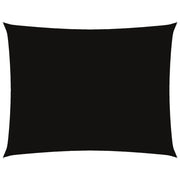 Toldo de vela retangular tecido Oxford preto 5x7 m V5168 Vetonek