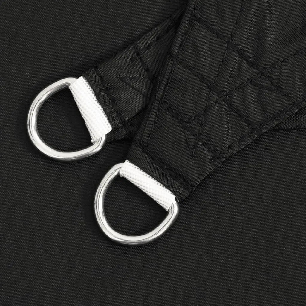 Toldo de vela retangular tecido Oxford preto 5x7 m V5168 Vetonek