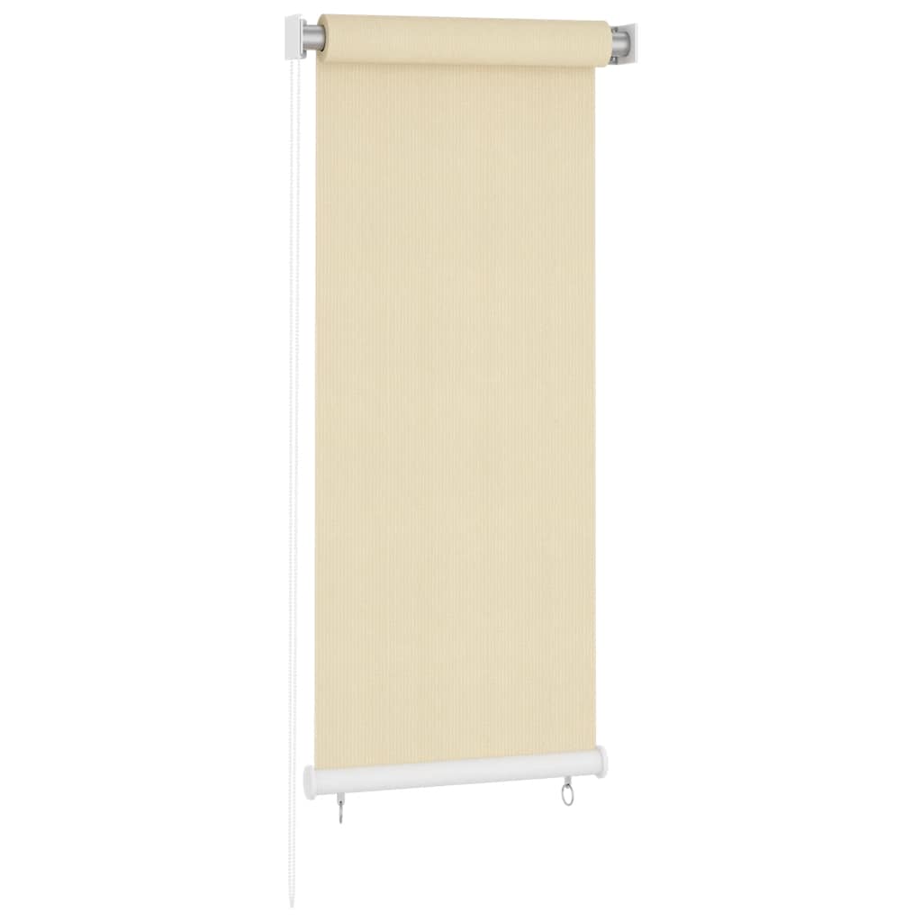 Persiana enrollable de exterior hdpe crema 60x140 cm v6226 Vetonek