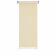 Vetonek Persiana enrollable de exterior HDPE crema 60x140 cm