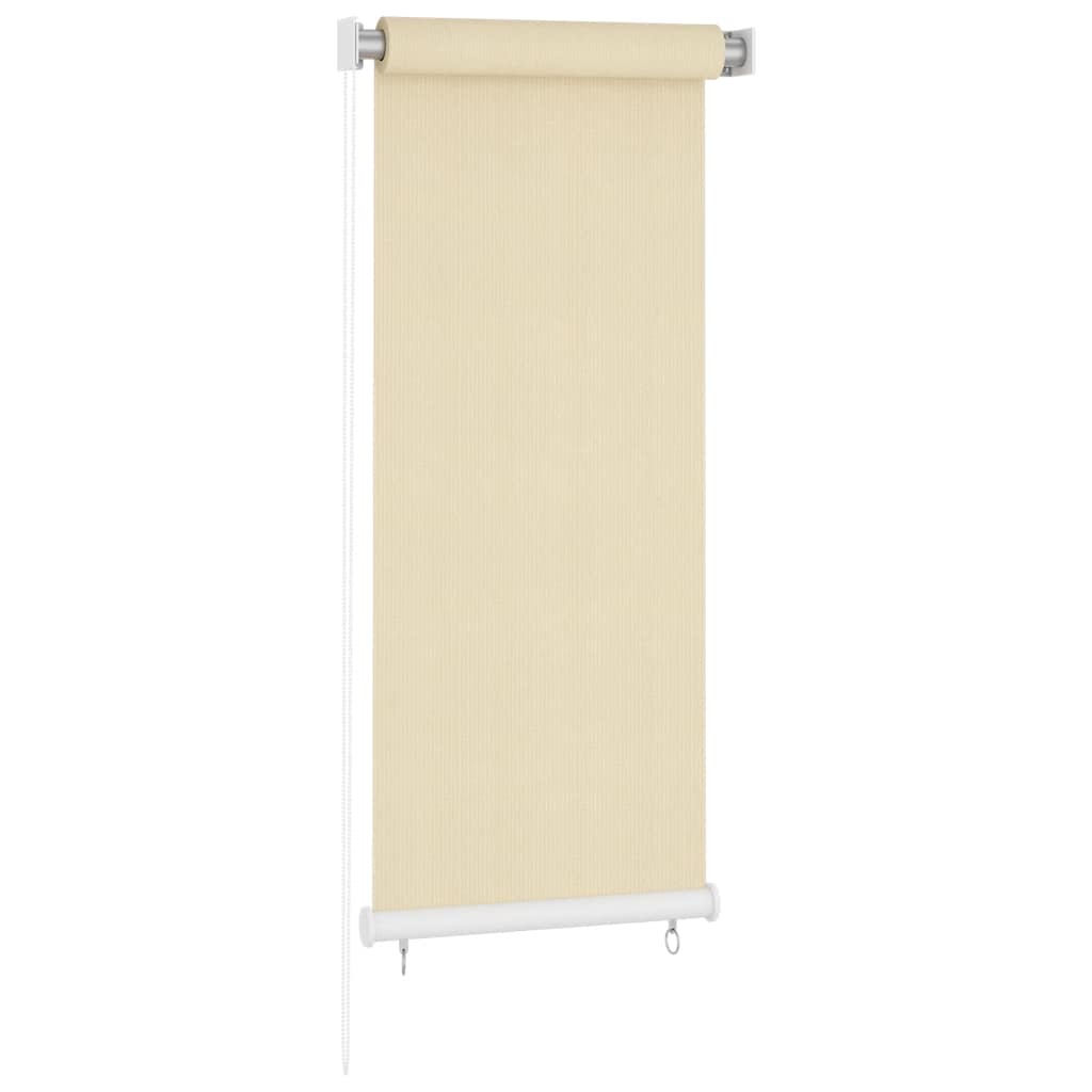 Vetonek Persiana enrollable de exterior HDPE crema 60x140 cm