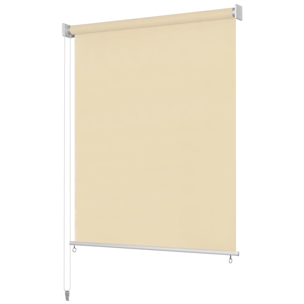 Persiana enrollable de exterior hdpe crema 80x140 cm v6233 Vetonek