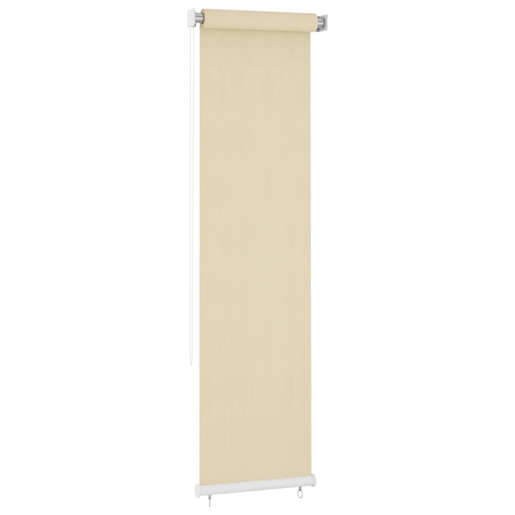 Persiana enrollable de exterior hdpe crema 60x230 cm v6356 Vetonek
