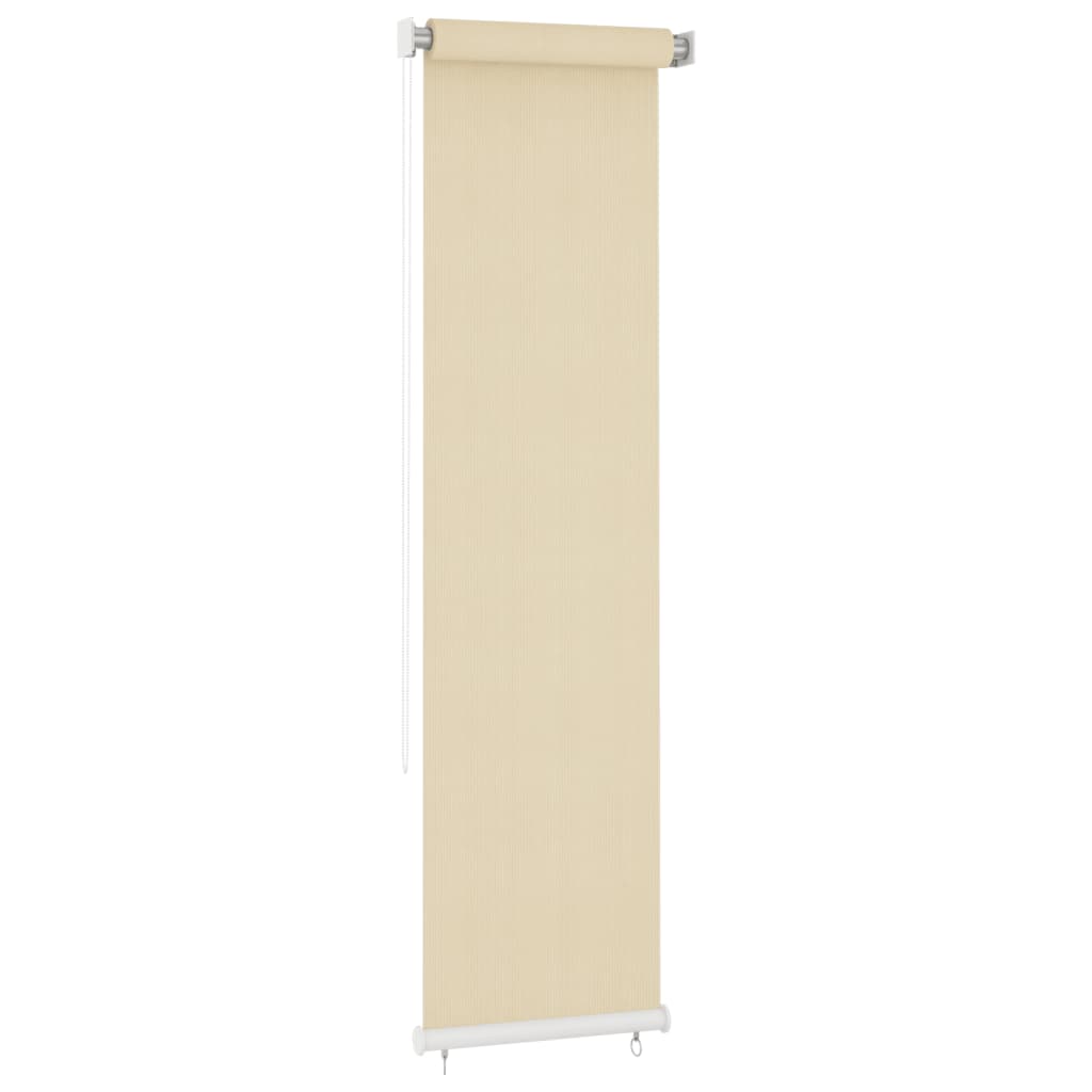 Vetonek Persiana enrollable de exterior HDPE crema 60x230 cm