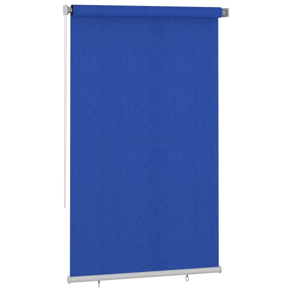 Vetonek Persiana enrollable de jardín HDPE azul 140x230 cm