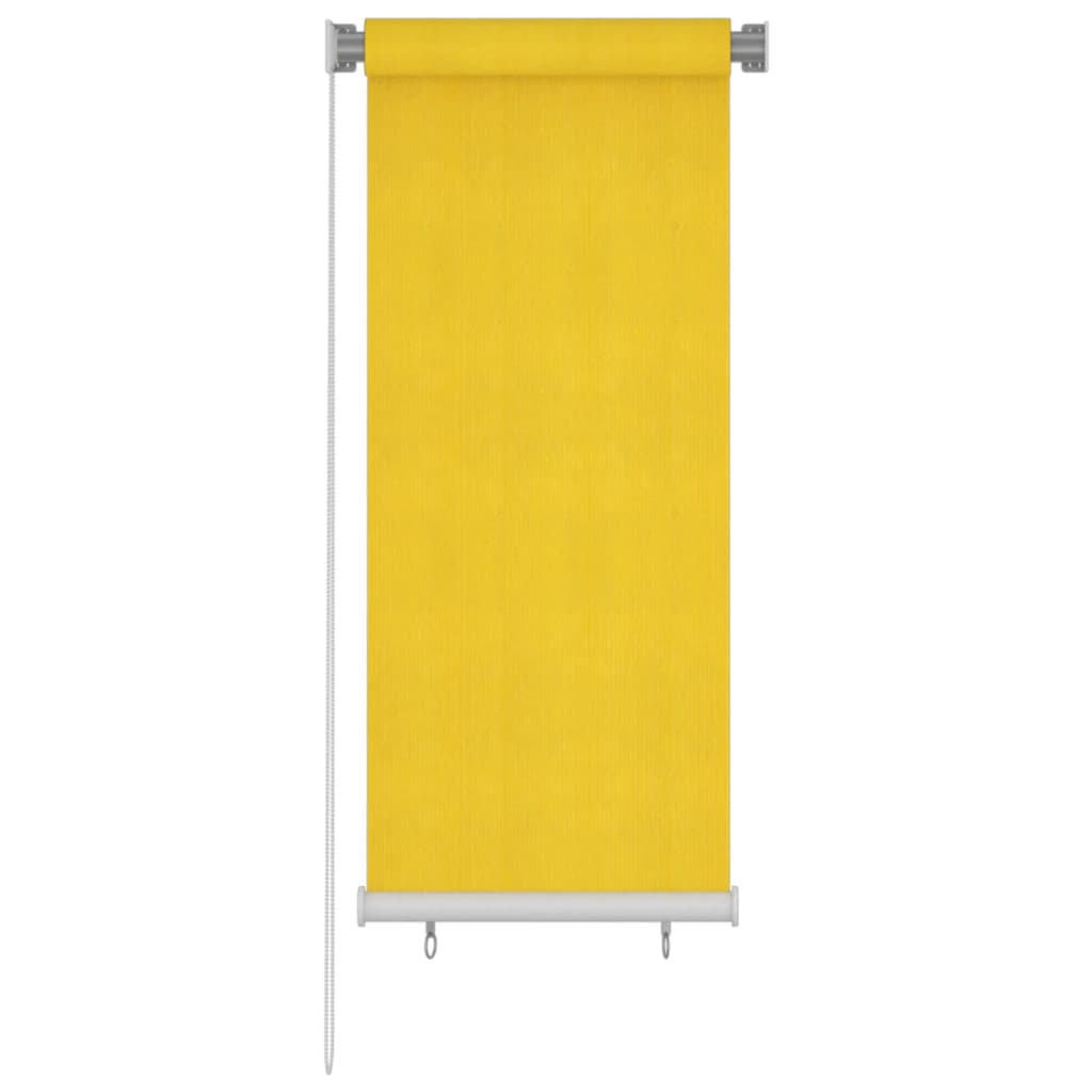 Vetonek Persiana enrollable de exterior 60x140 cm amarillo