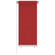Persiana enrollable de jardín hdpe rojo 60x140 cm v9081 Vetonek